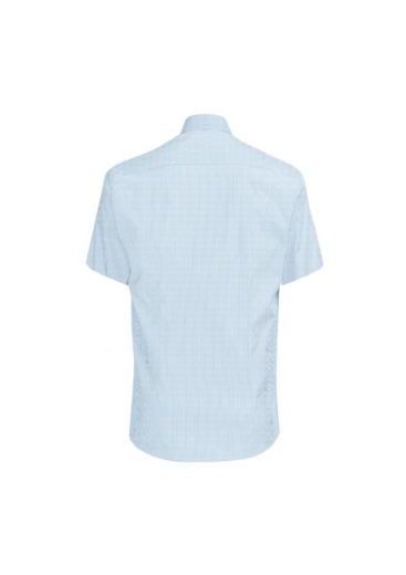 Picture of Boulevard by Biz Corporates Mens Fifth Avenue Shirt Short Sleeve Cotton Polyester Elastane